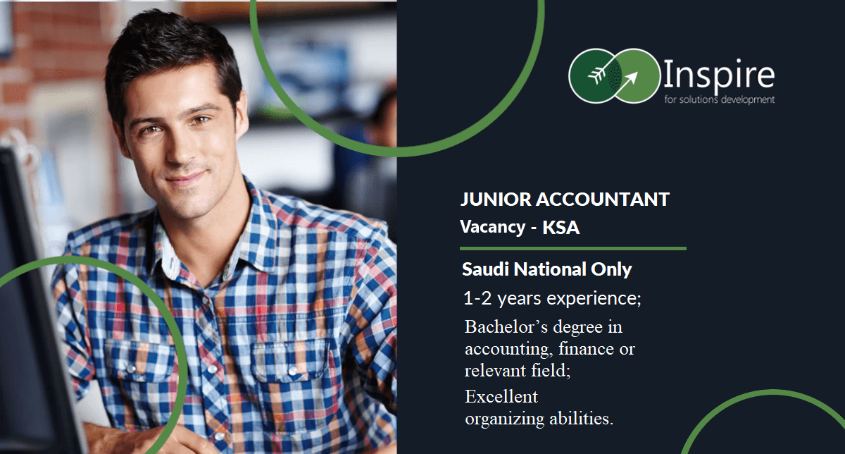 Jr. Accountant Vacancy KSA