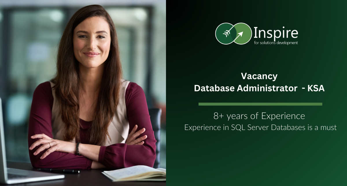 Database Administrator Vacancy in Riyadh