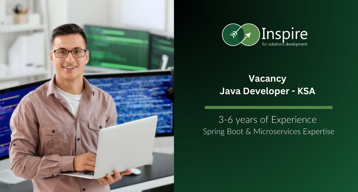 Java Developer Vacancy in KSA